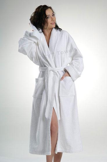 TURKISH TERRY-16 OZ. ZEN SPA SHAWL COLLAR