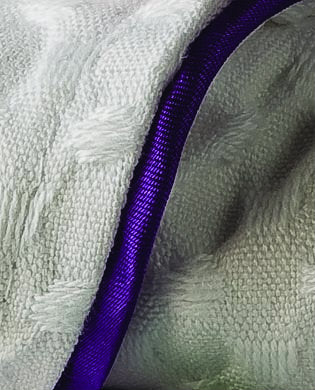 Waffle Cover-Up Robes with Piping