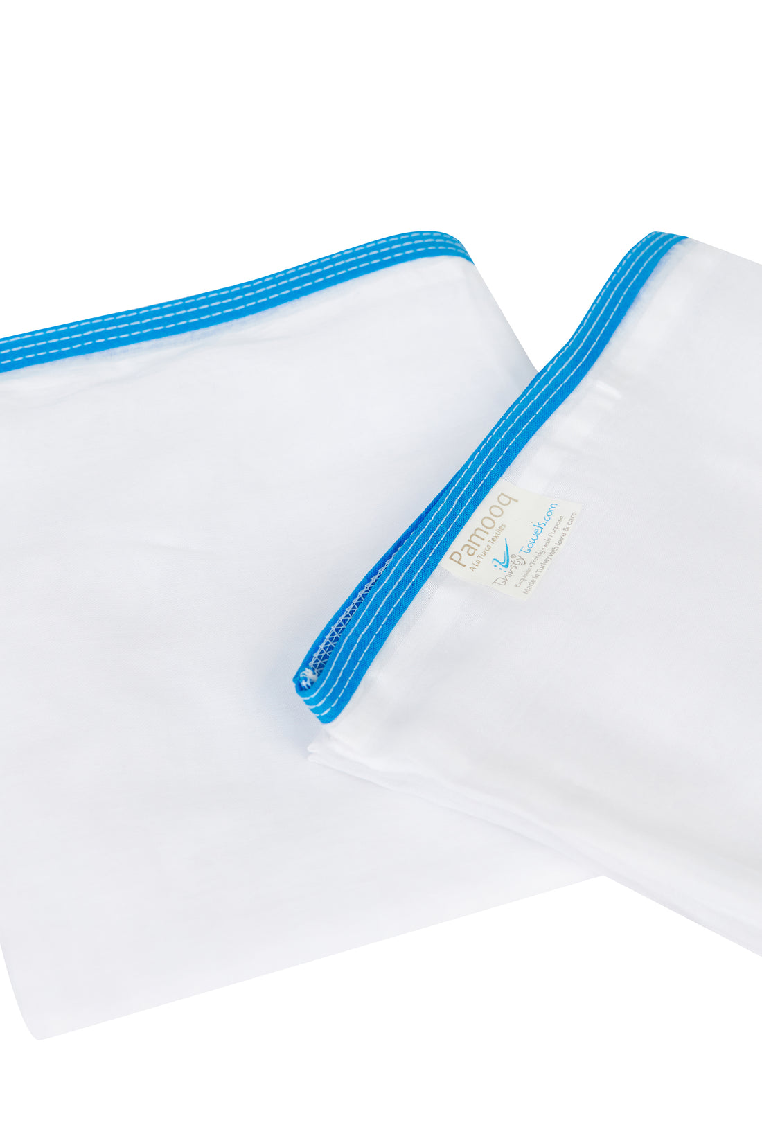 A LA TURCA HAMMAM TORBA FOAM BAG  FOR HAMAM RITUAL- FOLDED DETAIL