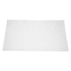 Thirsty Towels Turkish Cotton Bath Mat 2-Piece in White
